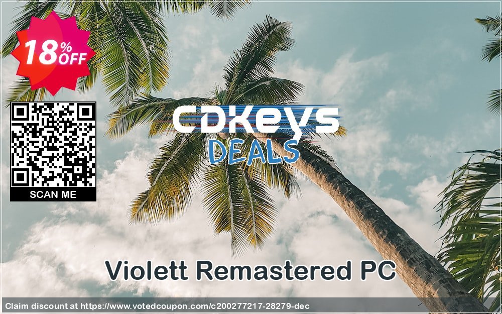 Violett Remastered PC Coupon, discount Violett Remastered PC Deal. Promotion: Violett Remastered PC Exclusive Easter Sale offer 