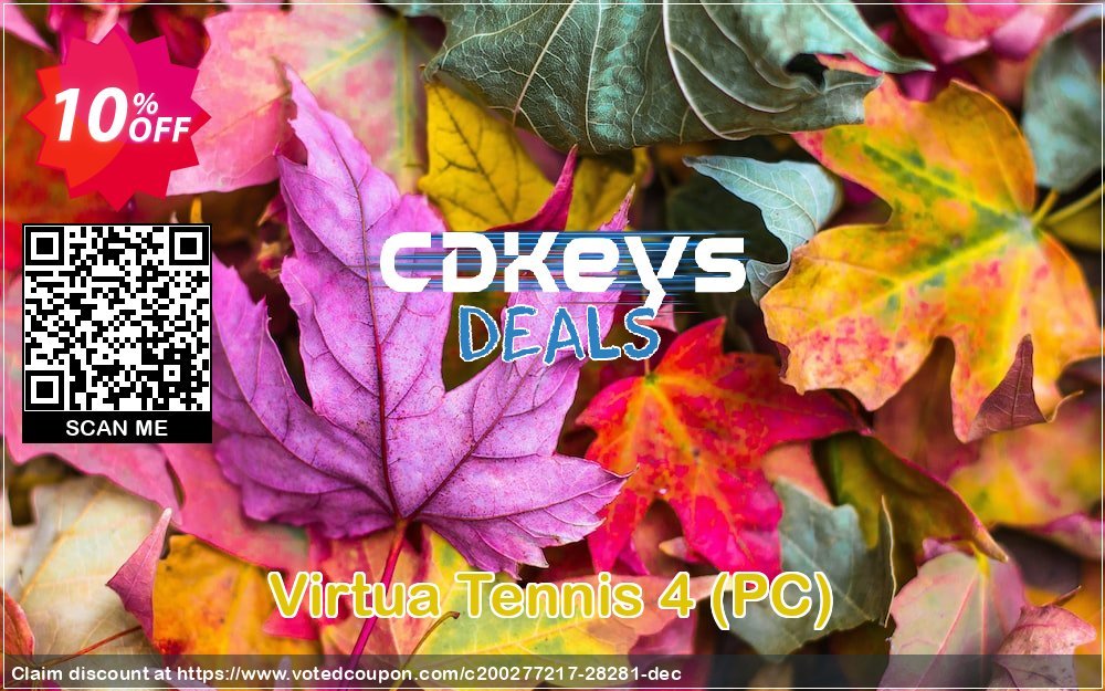 Virtua Tennis 4, PC  Coupon, discount Virtua Tennis 4 (PC) Deal. Promotion: Virtua Tennis 4 (PC) Exclusive Easter Sale offer 