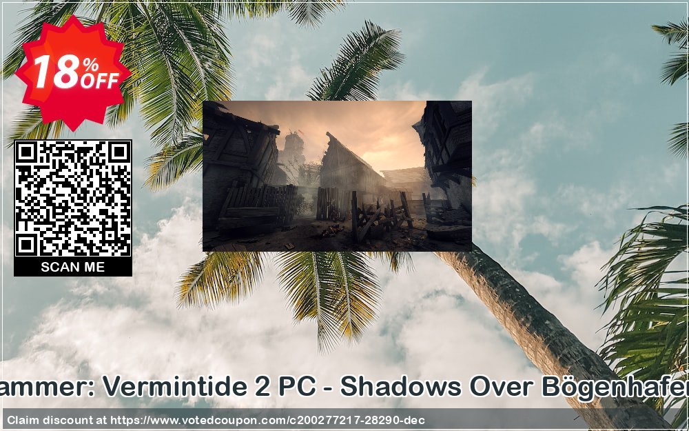 Warhammer: Vermintide 2 PC - Shadows Over Bögenhafen DLC Coupon, discount Warhammer: Vermintide 2 PC - Shadows Over Bögenhafen DLC Deal. Promotion: Warhammer: Vermintide 2 PC - Shadows Over Bögenhafen DLC Exclusive Easter Sale offer 