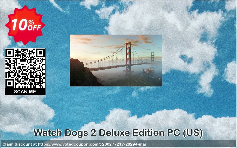 Watch Dogs 2 Deluxe Edition PC, US  Coupon Code Apr 2024, 10% OFF - VotedCoupon