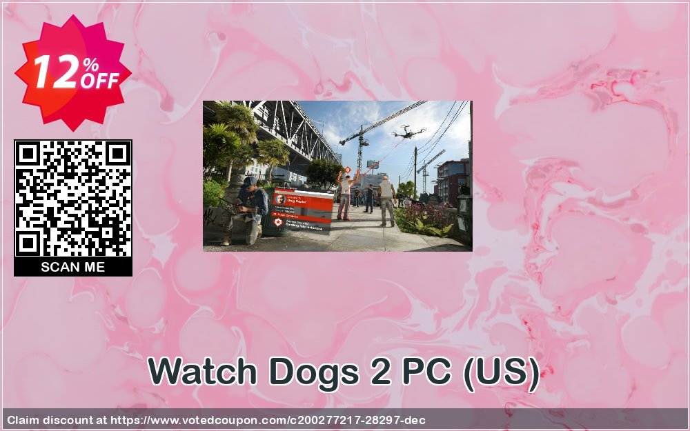 Watch Dogs 2 PC, US  Coupon, discount Watch Dogs 2 PC (US) Deal. Promotion: Watch Dogs 2 PC (US) Exclusive Easter Sale offer 