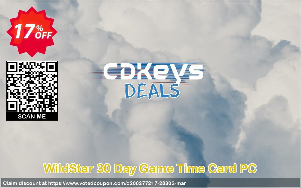 WildStar 30 Day Game Time Card PC Coupon, discount WildStar 30 Day Game Time Card PC Deal. Promotion: WildStar 30 Day Game Time Card PC Exclusive Easter Sale offer 