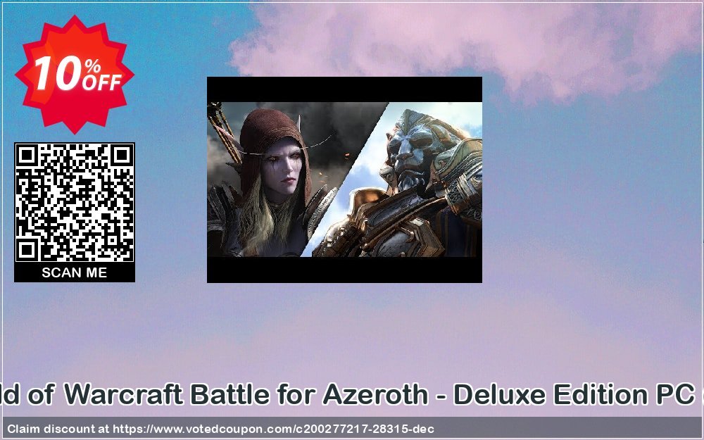 World of Warcraft Battle for Azeroth - Deluxe Edition PC, EU  Coupon Code Apr 2024, 10% OFF - VotedCoupon