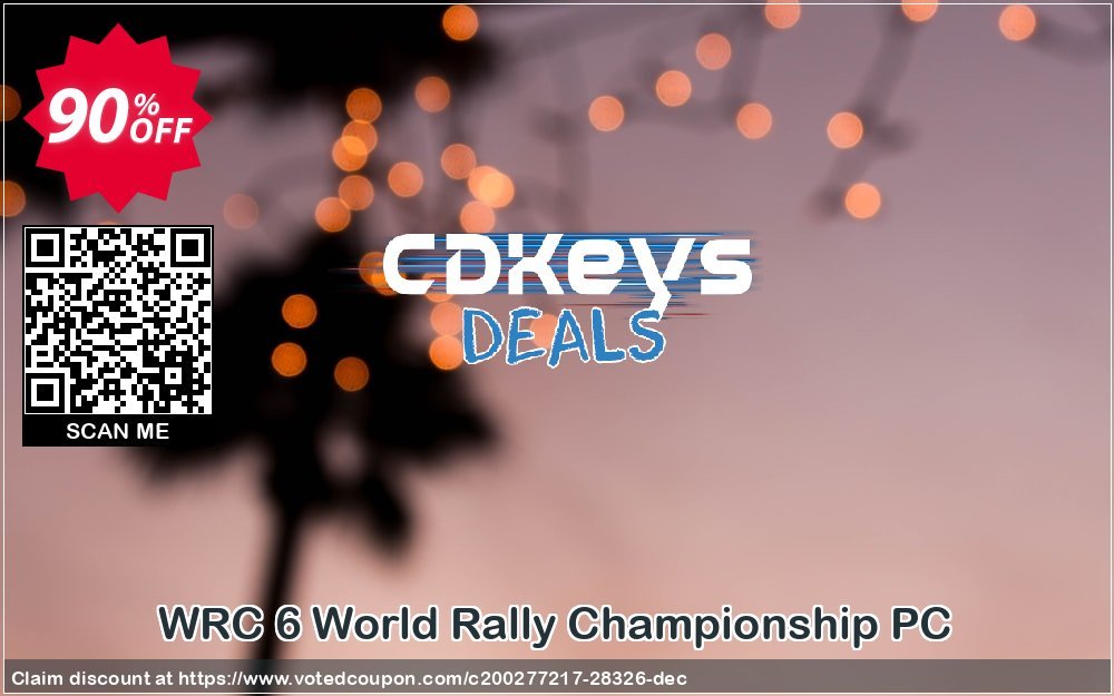 WRC 6 World Rally Championship PC Coupon Code May 2024, 90% OFF - VotedCoupon