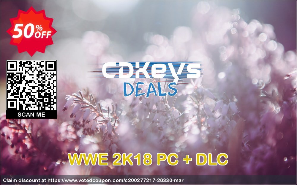 WWE 2K18 PC + DLC Coupon Code May 2024, 50% OFF - VotedCoupon