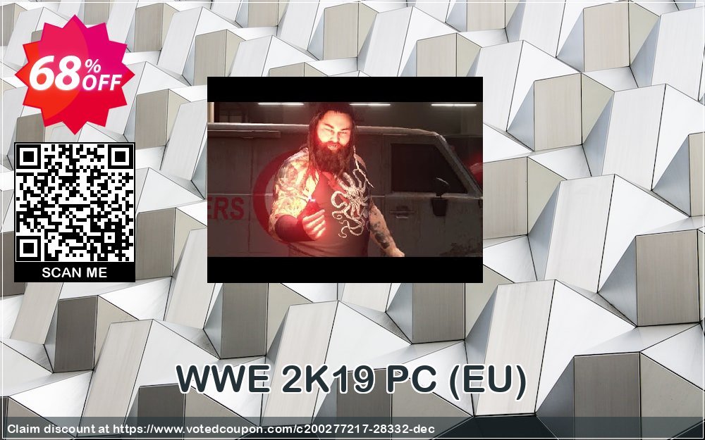 WWE 2K19 PC, EU  Coupon, discount WWE 2K19 PC (EU) Deal. Promotion: WWE 2K19 PC (EU) Exclusive Easter Sale offer 