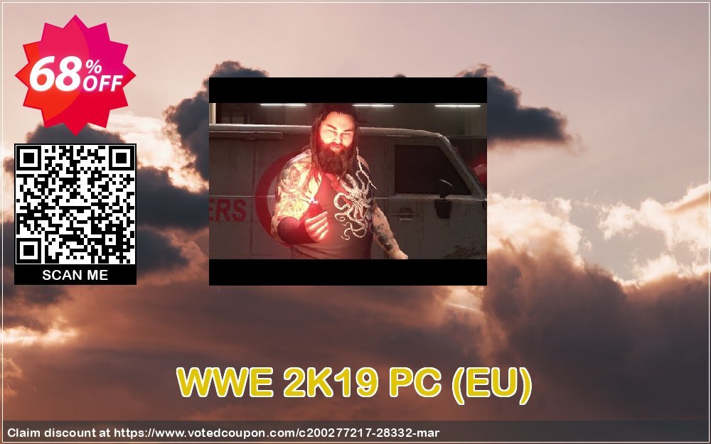 WWE 2K19 PC, EU  Coupon, discount WWE 2K19 PC (EU) Deal. Promotion: WWE 2K19 PC (EU) Exclusive Easter Sale offer 