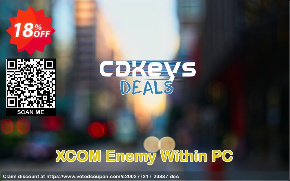 XCOM Enemy Within PC Coupon Code May 2024, 18% OFF - VotedCoupon