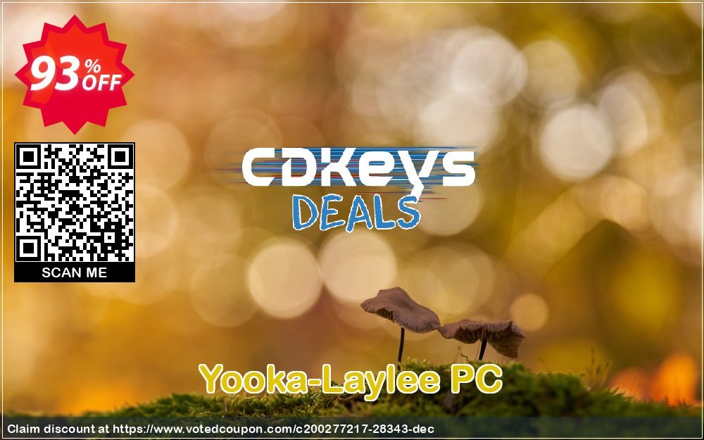 Yooka-Laylee PC Coupon, discount Yooka-Laylee PC Deal. Promotion: Yooka-Laylee PC Exclusive Easter Sale offer 