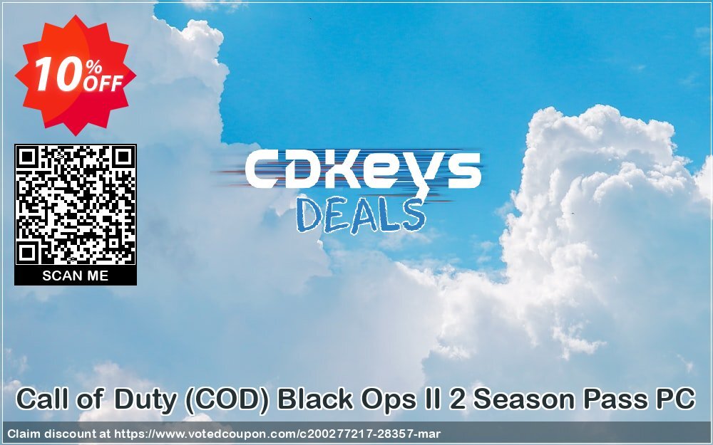 Call of Duty, COD Black Ops II 2 Season Pass PC Coupon Code Apr 2024, 10% OFF - VotedCoupon