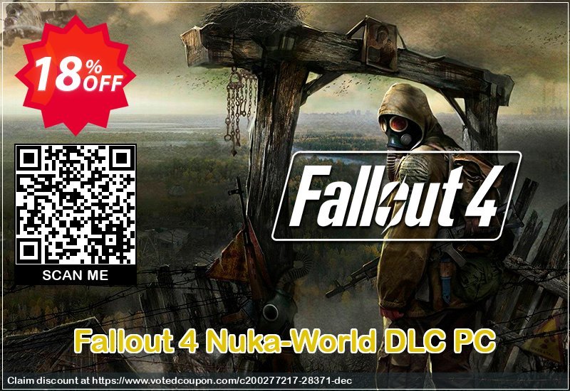 Fallout 4 Nuka-World DLC PC Coupon, discount Fallout 4 Nuka-World DLC PC Deal. Promotion: Fallout 4 Nuka-World DLC PC Exclusive Easter Sale offer 