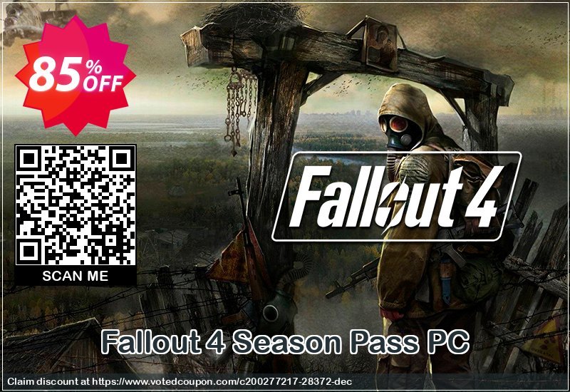 Fallout 4 Season Pass PC Coupon, discount Fallout 4 Season Pass PC Deal. Promotion: Fallout 4 Season Pass PC Exclusive Easter Sale offer 