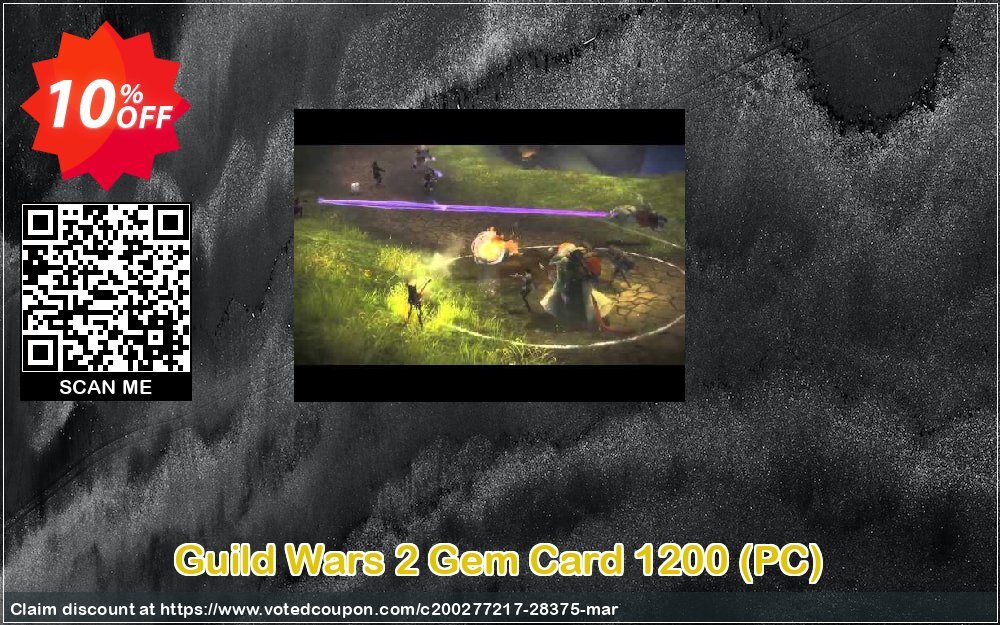 Guild Wars 2 Gem Card 1200, PC  Coupon Code May 2024, 10% OFF - VotedCoupon