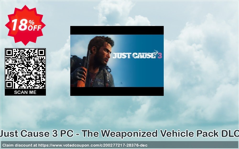 Just Cause 3 PC - The Weaponized Vehicle Pack DLC Coupon Code May 2024, 18% OFF - VotedCoupon
