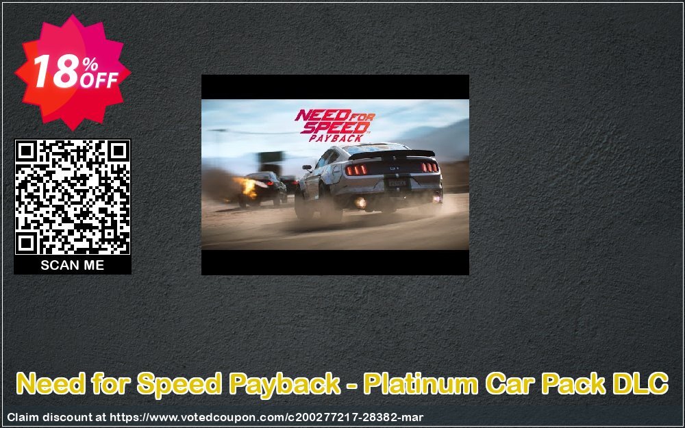 Need for Speed Payback - Platinum Car Pack DLC Coupon Code Apr 2024, 18% OFF - VotedCoupon