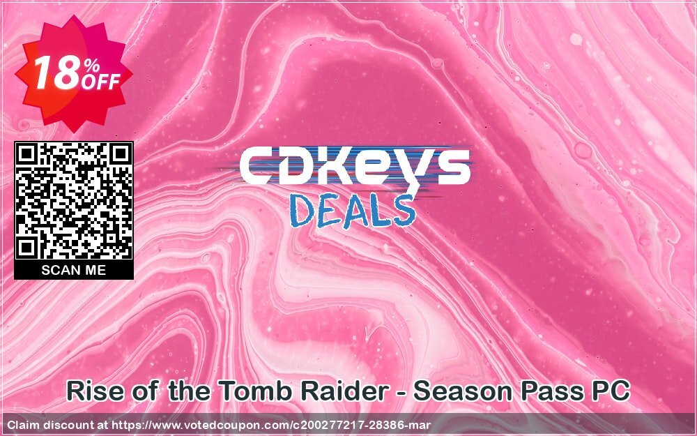 Rise of the Tomb Raider - Season Pass PC Coupon, discount Rise of the Tomb Raider - Season Pass PC Deal. Promotion: Rise of the Tomb Raider - Season Pass PC Exclusive Easter Sale offer 