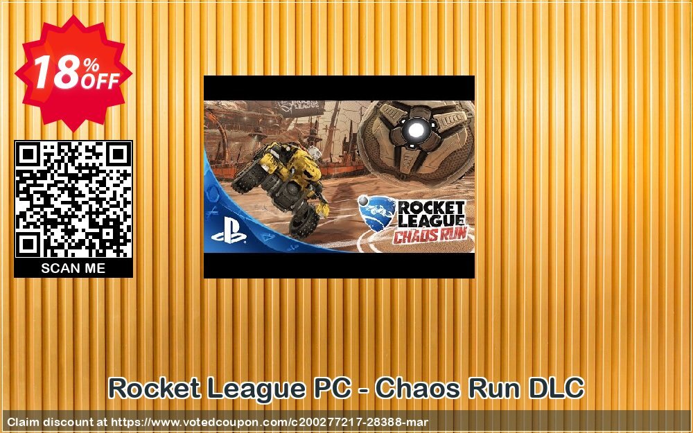 Rocket League PC - Chaos Run DLC Coupon Code Apr 2024, 18% OFF - VotedCoupon