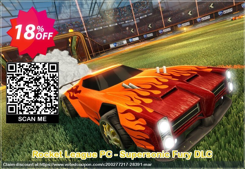 Rocket League PC - Supersonic Fury DLC Coupon Code Apr 2024, 18% OFF - VotedCoupon