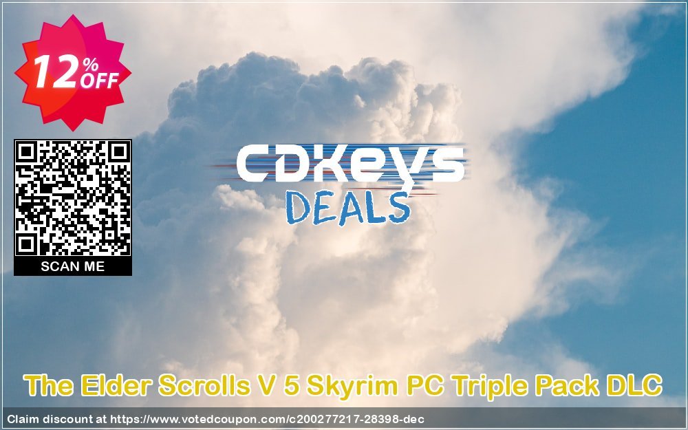 The Elder Scrolls V 5 Skyrim PC Triple Pack DLC Coupon Code May 2024, 12% OFF - VotedCoupon