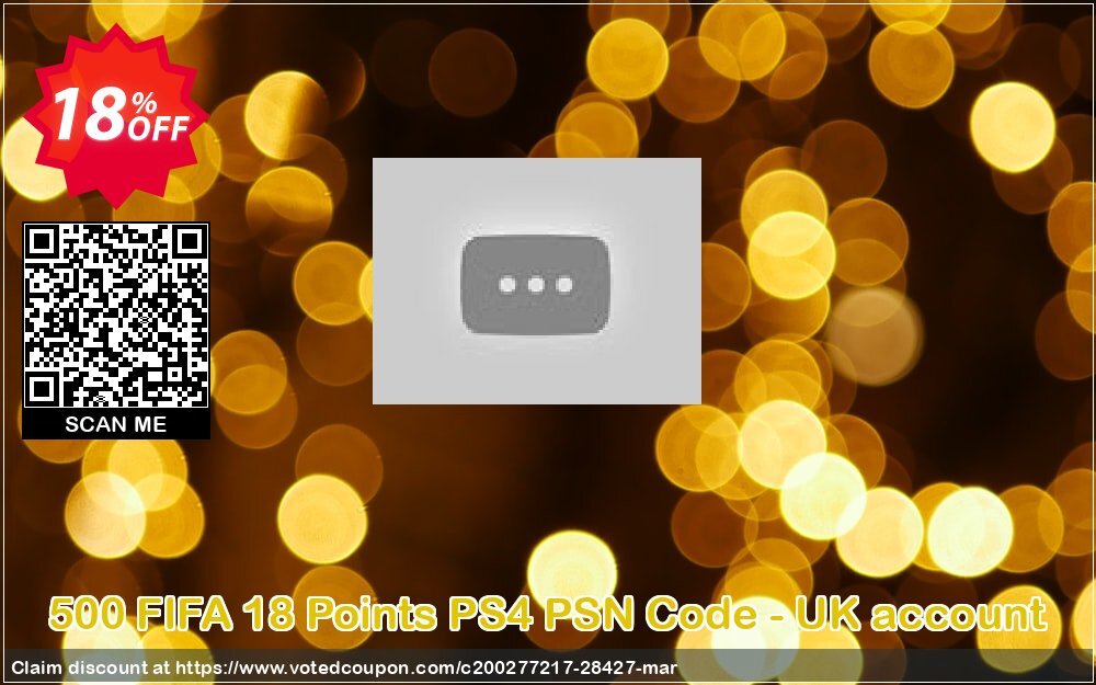 500 FIFA 18 Points PS4 PSN Code - UK account Coupon Code Apr 2024, 18% OFF - VotedCoupon