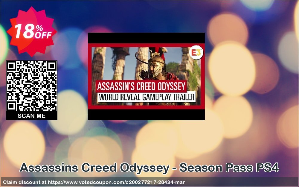 Assassins Creed Odyssey - Season Pass PS4 Coupon Code Apr 2024, 18% OFF - VotedCoupon