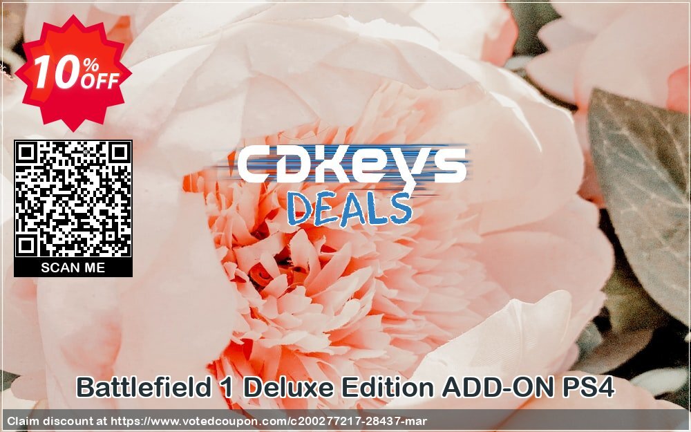 Battlefield 1 Deluxe Edition ADD-ON PS4 Coupon Code Apr 2024, 10% OFF - VotedCoupon