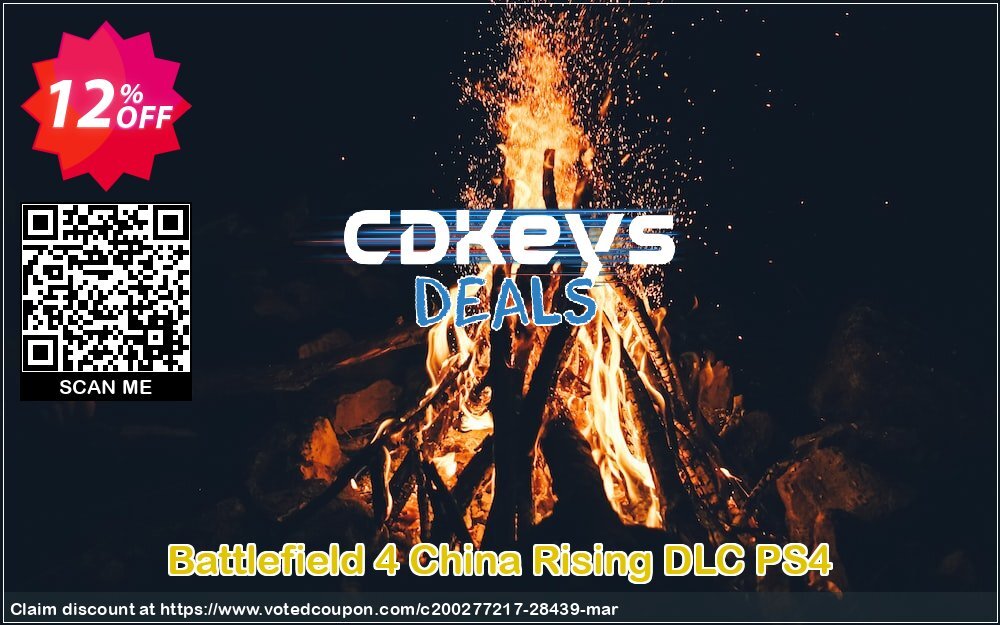 Battlefield 4 China Rising DLC PS4 Coupon, discount Battlefield 4 China Rising DLC PS4 Deal. Promotion: Battlefield 4 China Rising DLC PS4 Exclusive Easter Sale offer 