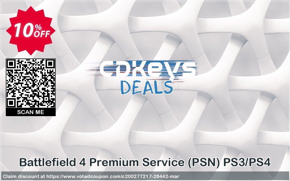 Battlefield 4 Premium Service, PSN PS3/PS4 Coupon, discount Battlefield 4 Premium Service (PSN) PS3/PS4 Deal. Promotion: Battlefield 4 Premium Service (PSN) PS3/PS4 Exclusive Easter Sale offer 