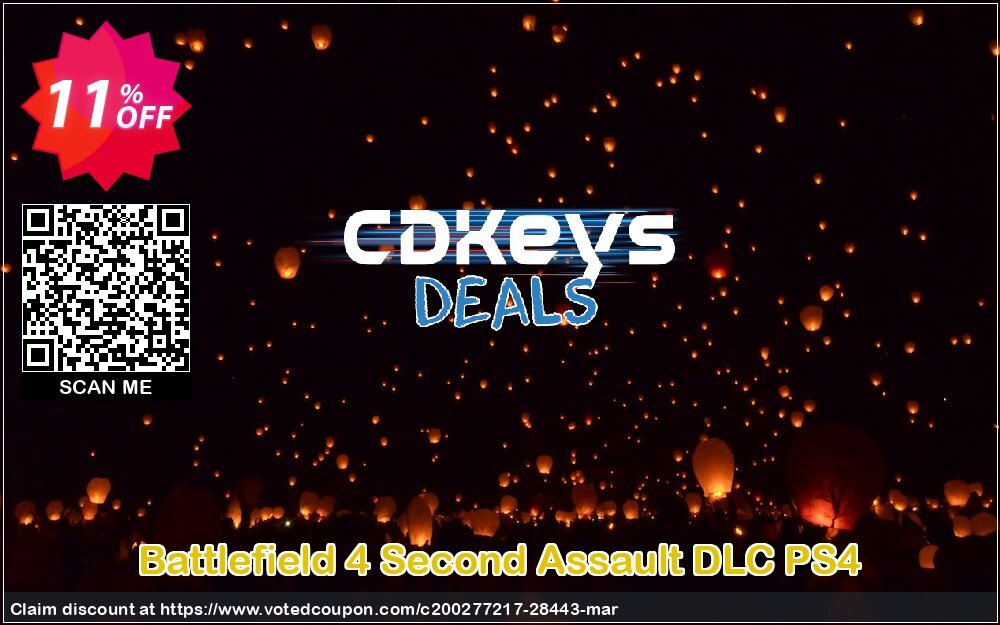 Battlefield 4 Second Assault DLC PS4 Coupon, discount Battlefield 4 Second Assault DLC PS4 Deal. Promotion: Battlefield 4 Second Assault DLC PS4 Exclusive Easter Sale offer 