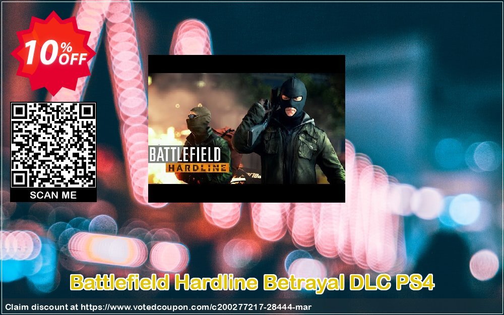 Battlefield Hardline Betrayal DLC PS4 Coupon Code Apr 2024, 10% OFF - VotedCoupon