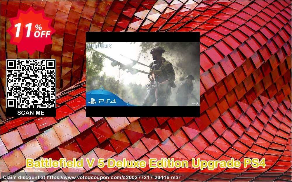 Battlefield V 5 Deluxe Edition Upgrade PS4 Coupon Code Apr 2024, 11% OFF - VotedCoupon