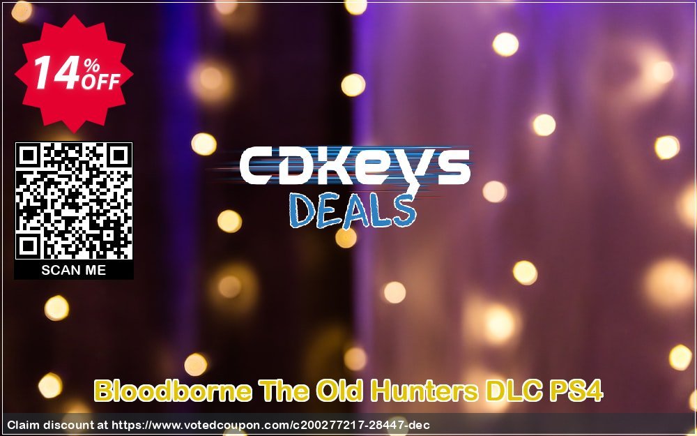 Bloodborne The Old Hunters DLC PS4 Coupon Code Apr 2024, 14% OFF - VotedCoupon