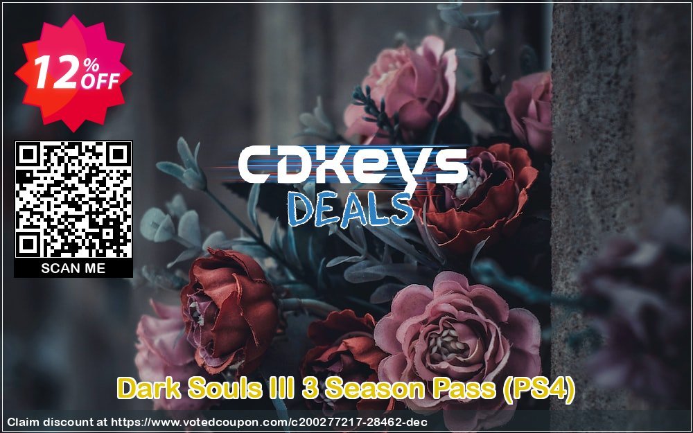 Dark Souls III 3 Season Pass, PS4  Coupon, discount Dark Souls III 3 Season Pass (PS4) Deal. Promotion: Dark Souls III 3 Season Pass (PS4) Exclusive Easter Sale offer 