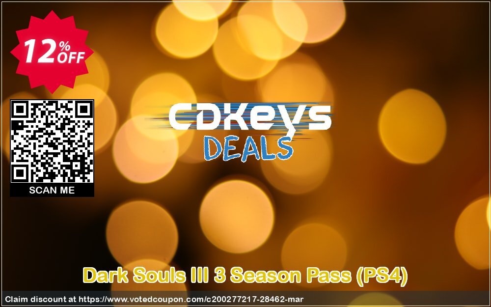 Dark Souls III 3 Season Pass, PS4  Coupon, discount Dark Souls III 3 Season Pass (PS4) Deal. Promotion: Dark Souls III 3 Season Pass (PS4) Exclusive Easter Sale offer 