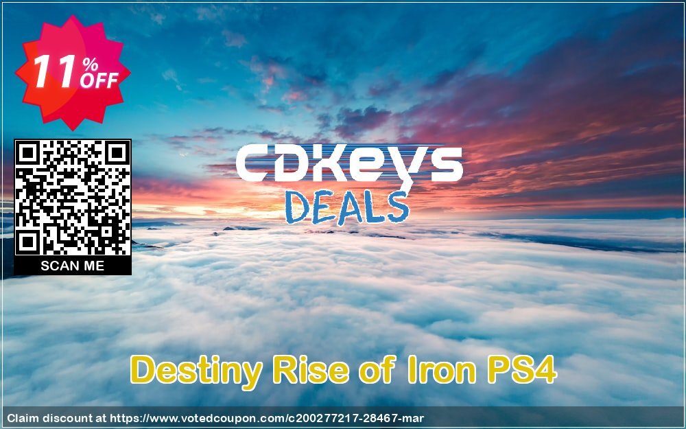 Destiny Rise of Iron PS4 Coupon, discount Destiny Rise of Iron PS4 Deal. Promotion: Destiny Rise of Iron PS4 Exclusive Easter Sale offer 