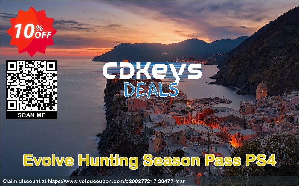 Evolve Hunting Season Pass PS4 Coupon, discount Evolve Hunting Season Pass PS4 Deal. Promotion: Evolve Hunting Season Pass PS4 Exclusive Easter Sale offer 