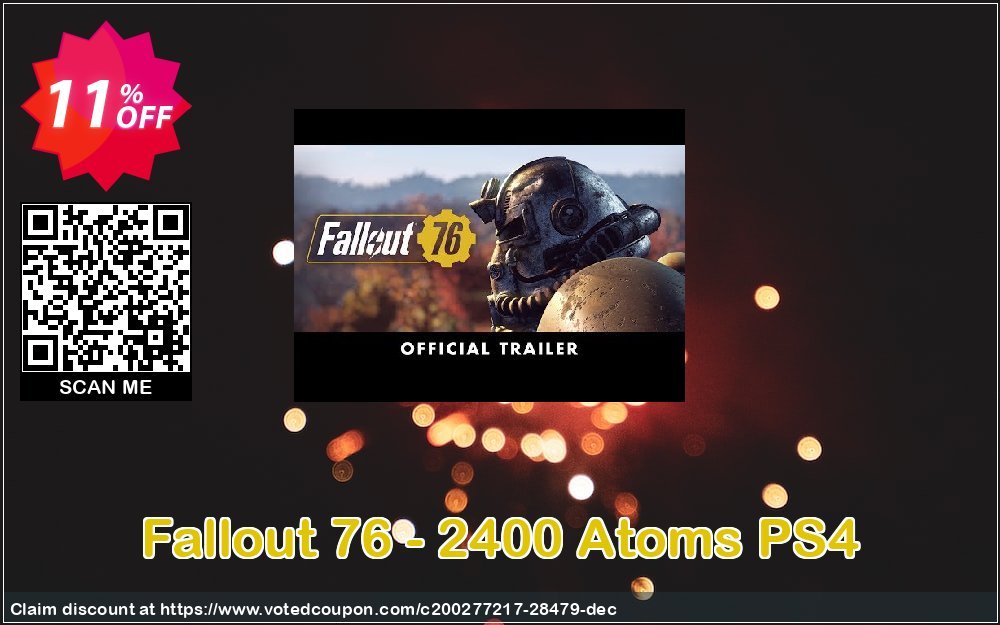 Fallout 76 - 2400 Atoms PS4