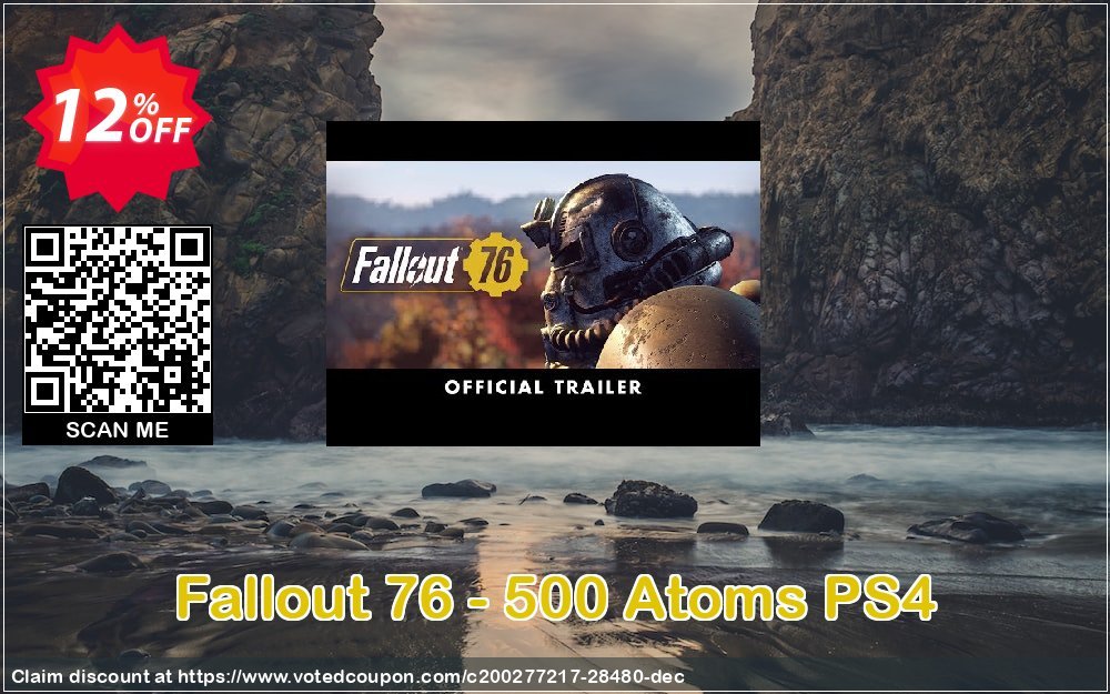 Fallout 76 - 500 Atoms PS4 Coupon Code Apr 2024, 12% OFF - VotedCoupon