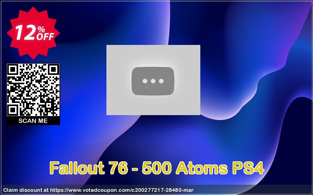 Fallout 76 - 500 Atoms PS4