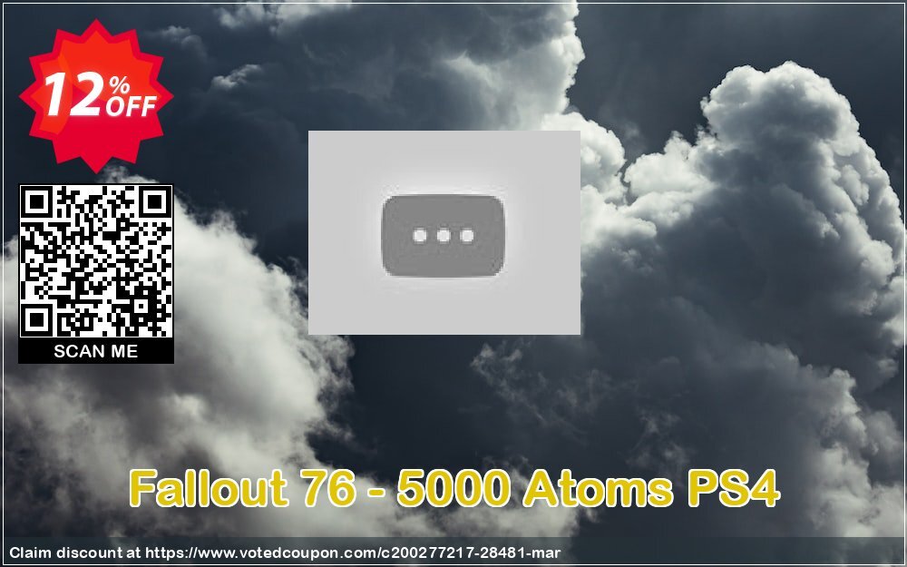 Fallout 76 - 5000 Atoms PS4 Coupon, discount Fallout 76 - 5000 Atoms PS4 Deal. Promotion: Fallout 76 - 5000 Atoms PS4 Exclusive Easter Sale offer 