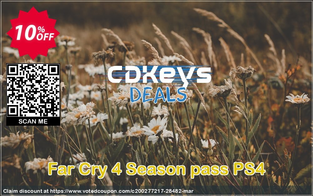 Far Cry 4 Season pass PS4 Coupon, discount Far Cry 4 Season pass PS4 Deal. Promotion: Far Cry 4 Season pass PS4 Exclusive Easter Sale offer 