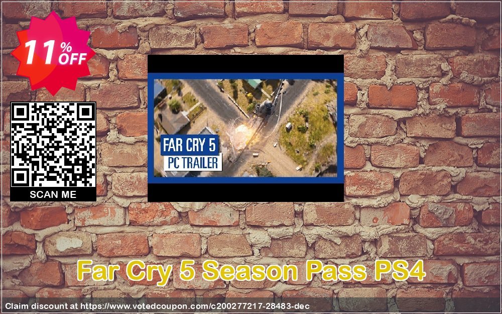 Far Cry 5 Season Pass PS4 Coupon Code Apr 2024, 11% OFF - VotedCoupon