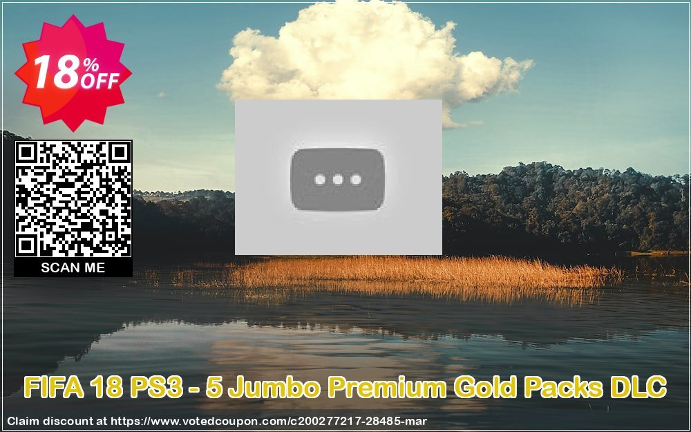 FIFA 18 PS3 - 5 Jumbo Premium Gold Packs DLC Coupon Code Jun 2024, 18% OFF - VotedCoupon