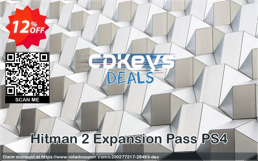 Hitman 2 Expansion Pass PS4 Coupon Code May 2024, 12% OFF - VotedCoupon