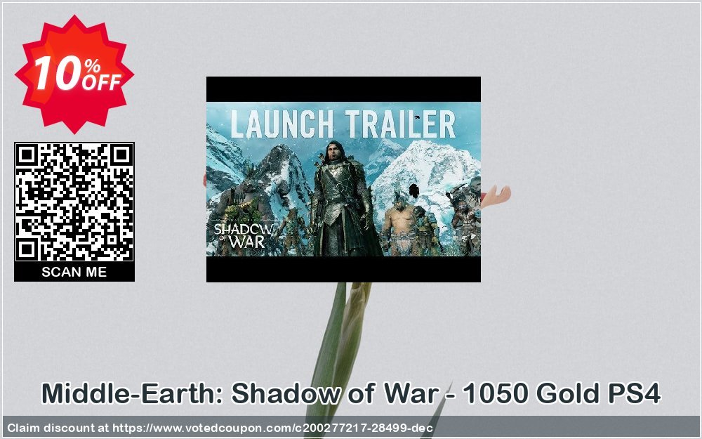 Middle-Earth: Shadow of War - 1050 Gold PS4 Coupon Code Apr 2024, 10% OFF - VotedCoupon