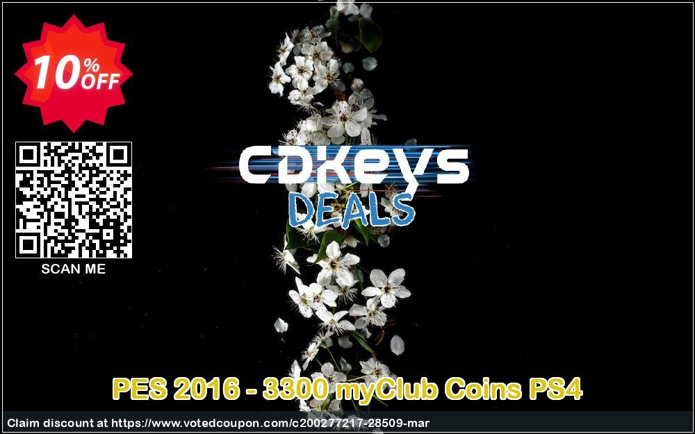 PES 2016 - 3300 myClub Coins PS4 Coupon Code Apr 2024, 10% OFF - VotedCoupon