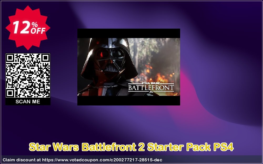 Star Wars Battlefront 2 Starter Pack PS4 Coupon Code Apr 2024, 12% OFF - VotedCoupon