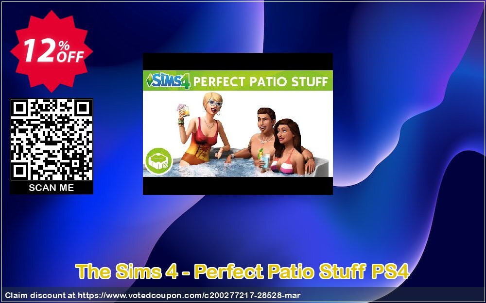 The Sims 4 - Perfect Patio Stuff PS4 Coupon Code Apr 2024, 12% OFF - VotedCoupon