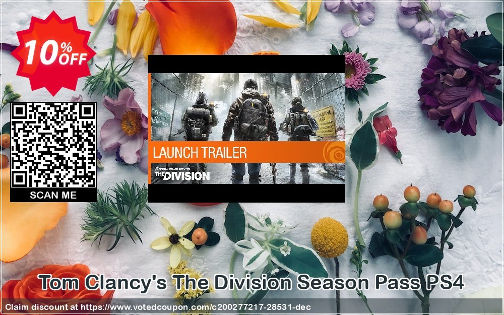 Tom Clancy's The Division Season Pass PS4 Coupon Code Apr 2024, 10% OFF - VotedCoupon