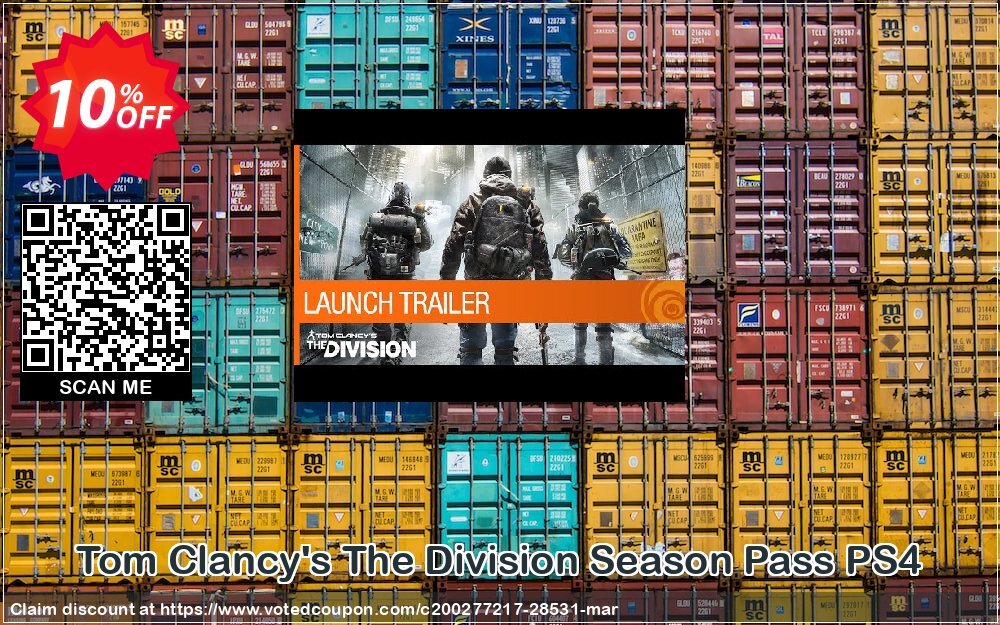 Tom Clancy's The Division Season Pass PS4 Coupon Code Apr 2024, 10% OFF - VotedCoupon